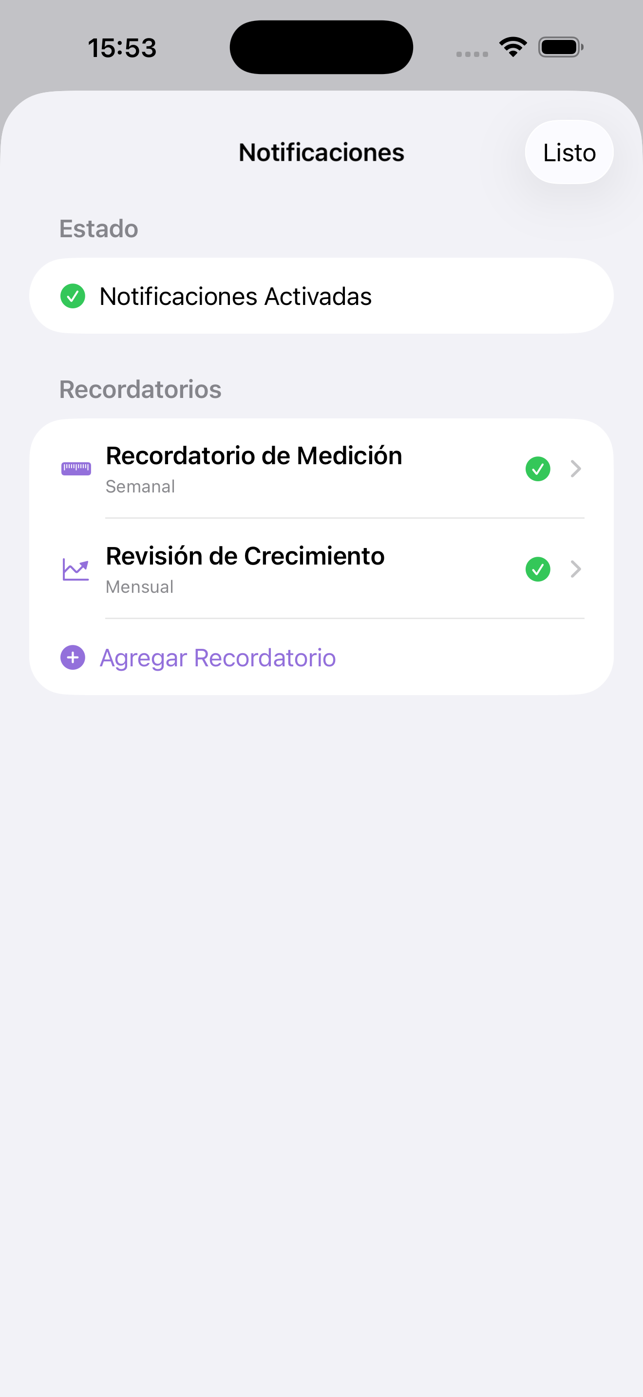 Notificaciones y recordatorios
