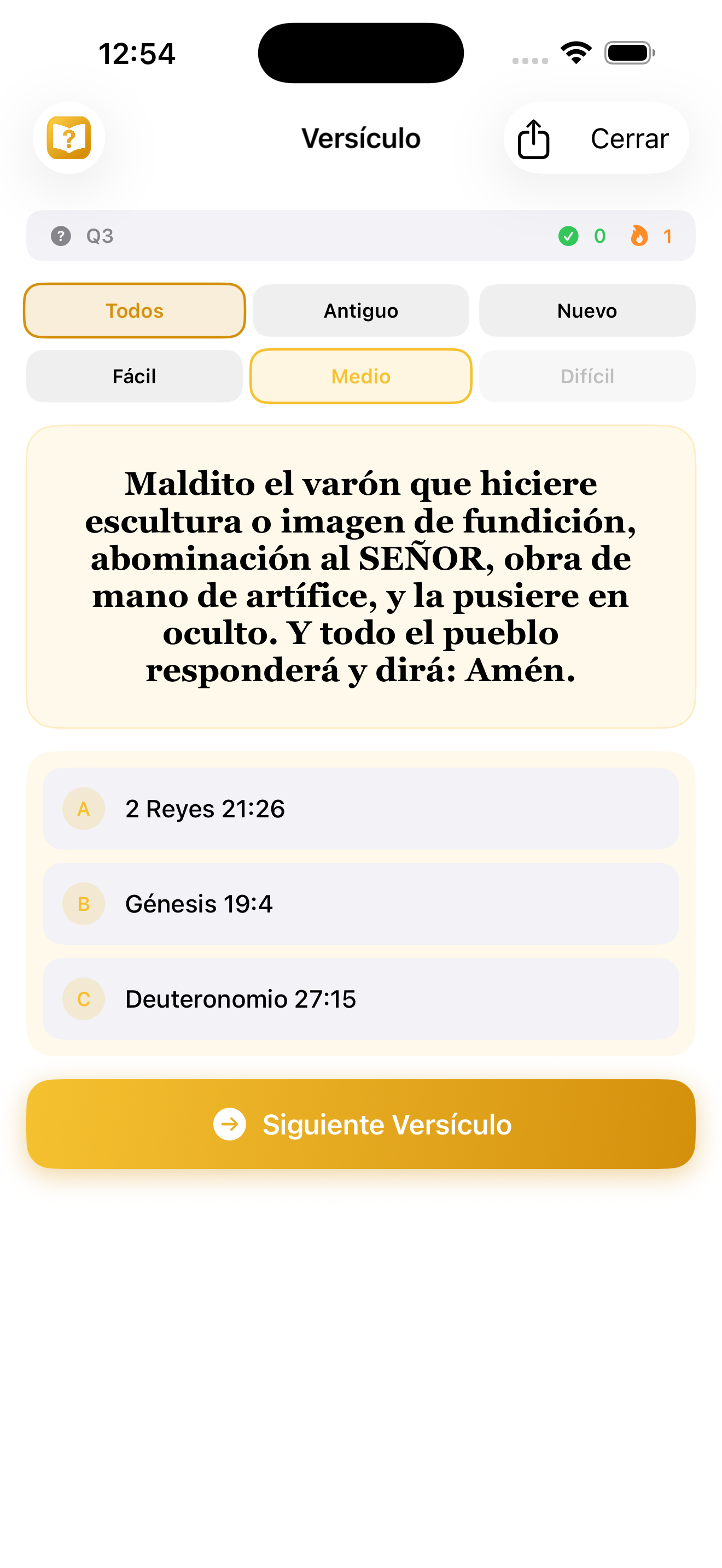 Rachas de iBibleVerse